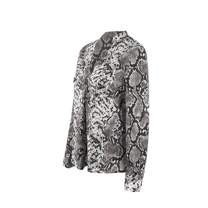 Chemise boutonnée à imprimé léopard chic Amelie Morin