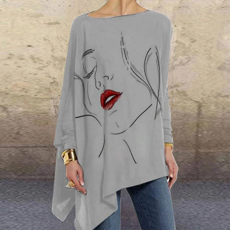 T-shirt femme Amelie Morin coupe ample et artistique