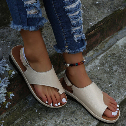 Sandales à entre-doigts chics et confortables Amelie Morin PerfectFit