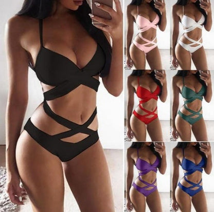 Ensemble bikini à bretelles Chic Colorblock Amelie Morin