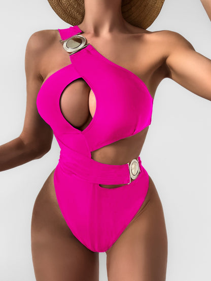 Bikini chic asymétrique à découpes Amelie Morin