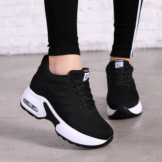 Breathable Mesh Platform Sneakers Elizabeth Ainsley