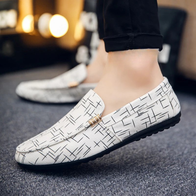 Mocassins modernes en toile Amelie Morin Chaussures de tous les jours