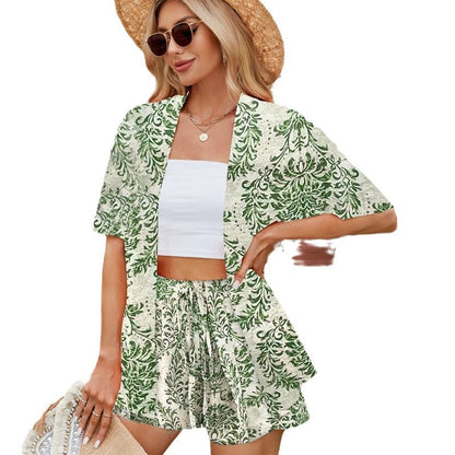 Ensemble chemise d'été à imprimé floral Amélie Morin