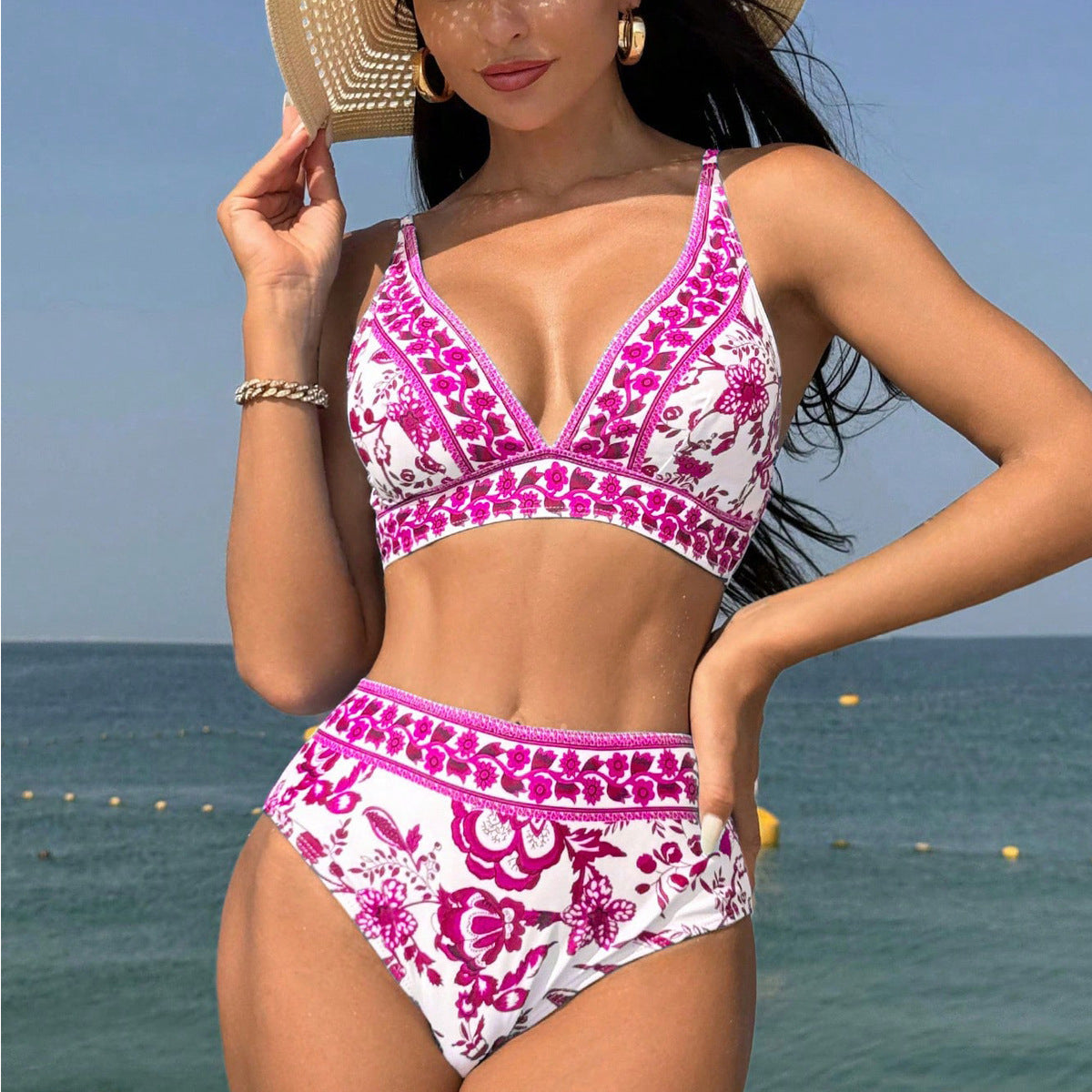 Bikini taille haute Amélie Morin inspiré de Pinterest