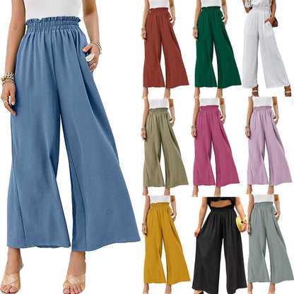 Pinterest-Inspired Elizabeth Ainsley Wide Leg Trousers