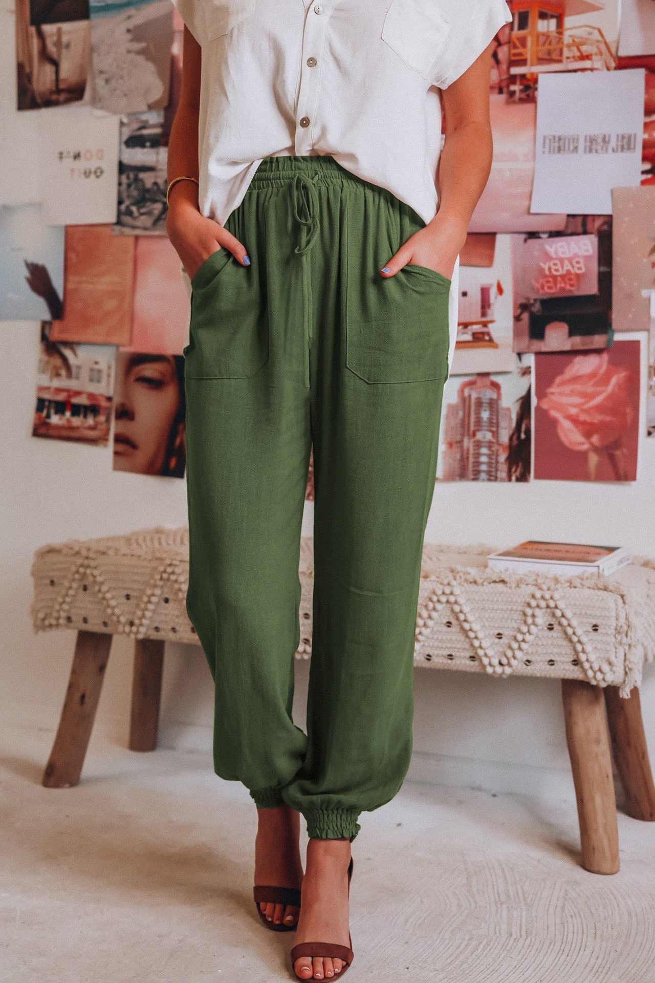 Pantalon Lanterne Amelie Morin coupe décontractée