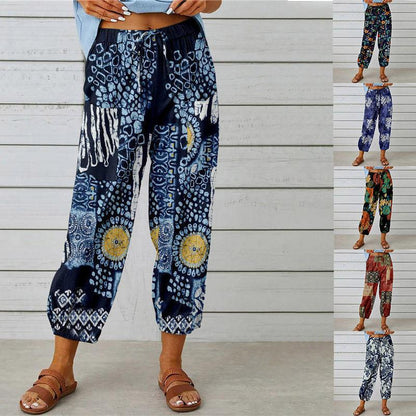 Combinaison pantalon bohème fleurie Amelie Morin pour tous les jours