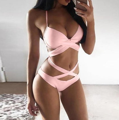 Ensemble bikini à bretelles Chic Colorblock Amelie Morin