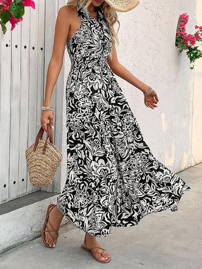Robe dos nu florale élégante signée Amélie Morin