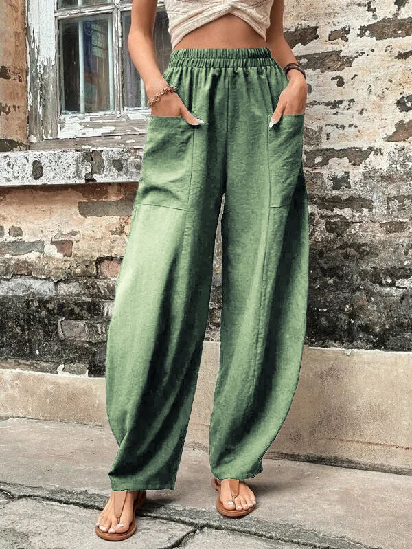 Pantalon harem Amelie Morin coupe décontractée avec poches