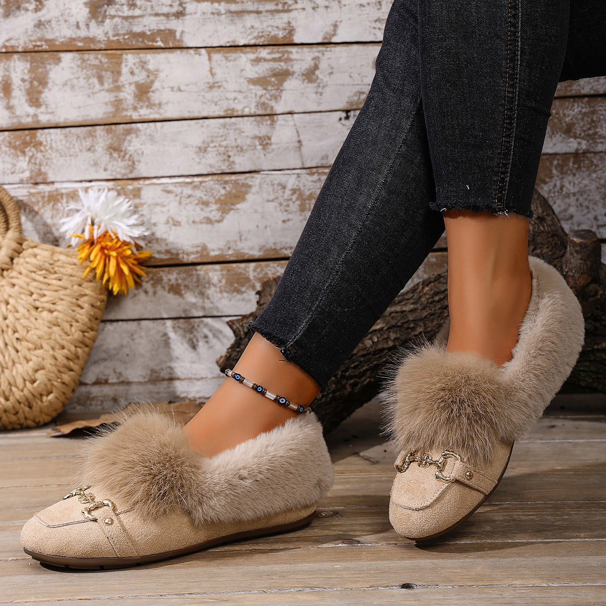 Velvet Plush Loafers by Elizabeth Ainsley