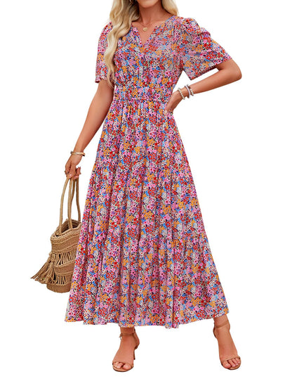 Robe maxi fleurie Amélie Morin Confort d'été