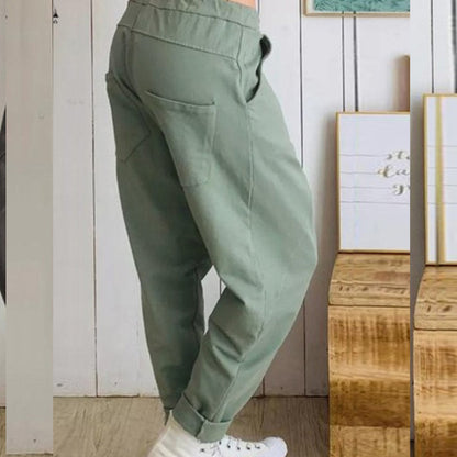Pantalon harem en coton Amelie Morin coupe décontractée