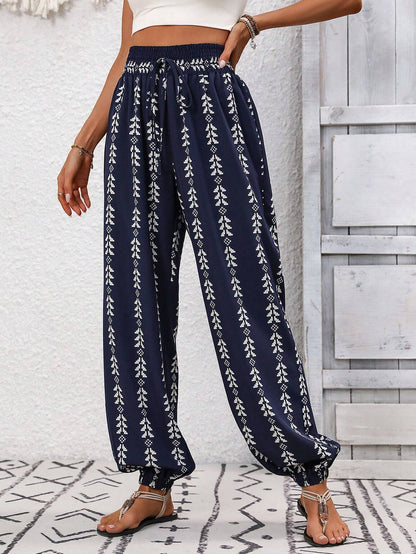 Pantalon large bohème par Amélie Morin
