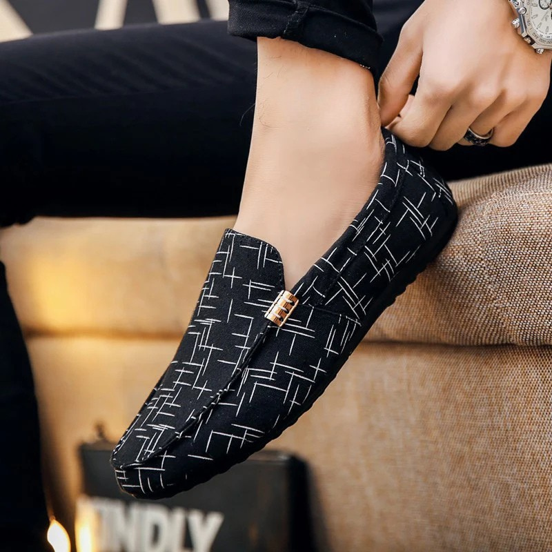 Mocassins modernes en toile Amelie Morin Chaussures de tous les jours