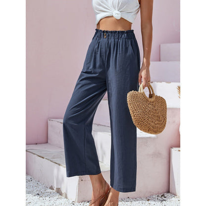 Pantalon taille haute Amelie Morin inspiré de Pinterest