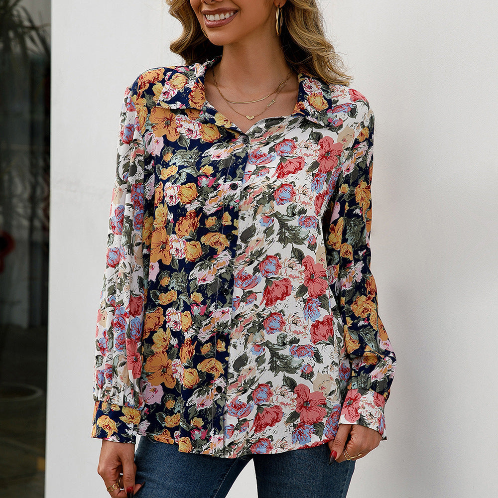 T-shirt fleuri colorblock Amelie Morin pour tous les jours