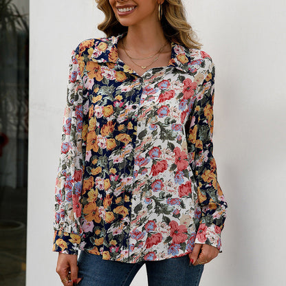 T-shirt fleuri colorblock Amelie Morin pour tous les jours