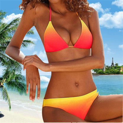 Ensemble bikini dégradé Amelie Morin inspiré de Pinterest