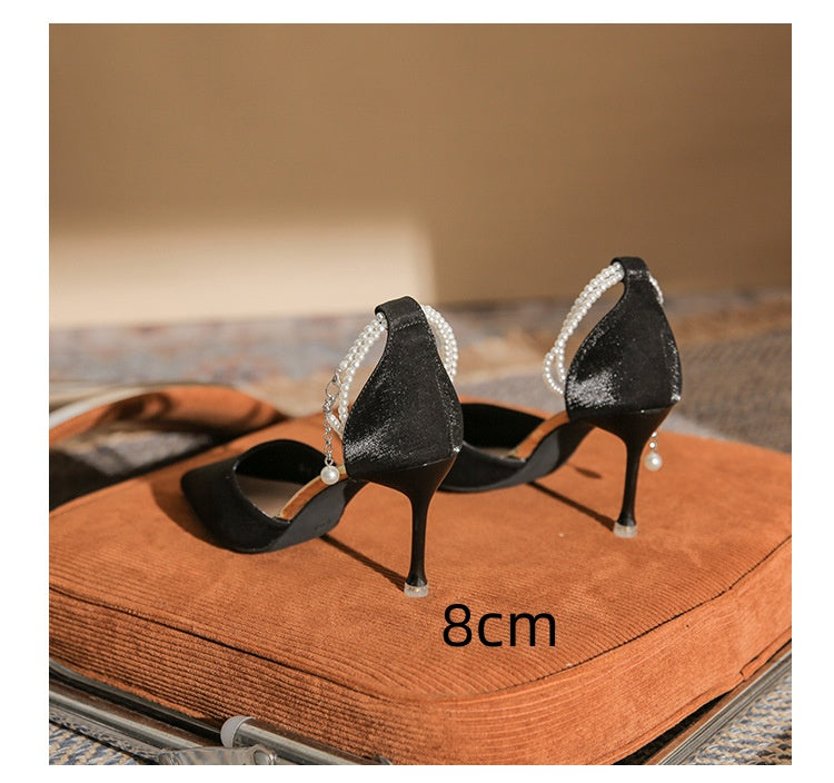 Sandales élégantes à talons aiguilles et boucle Amelie Morin