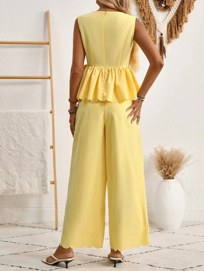 Ensemble deux pièces Chic Yellow Amelie Morin