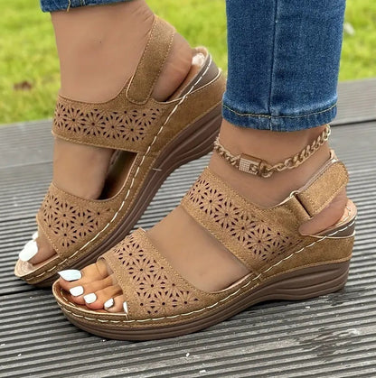 Sandales compensées Amélie Morin inspirées de Pinterest