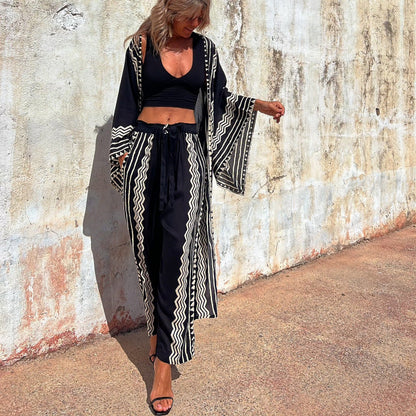 Pantalon harem imprimé bohème Amélie Morin