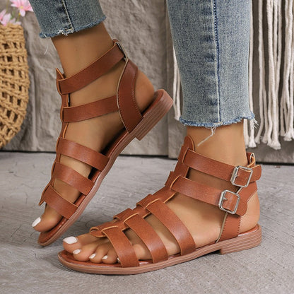 Sandales ajourées Chic Roman Amelie Morin
