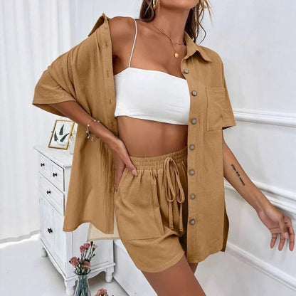 Ensemble chemise et short chic Amélie Morin