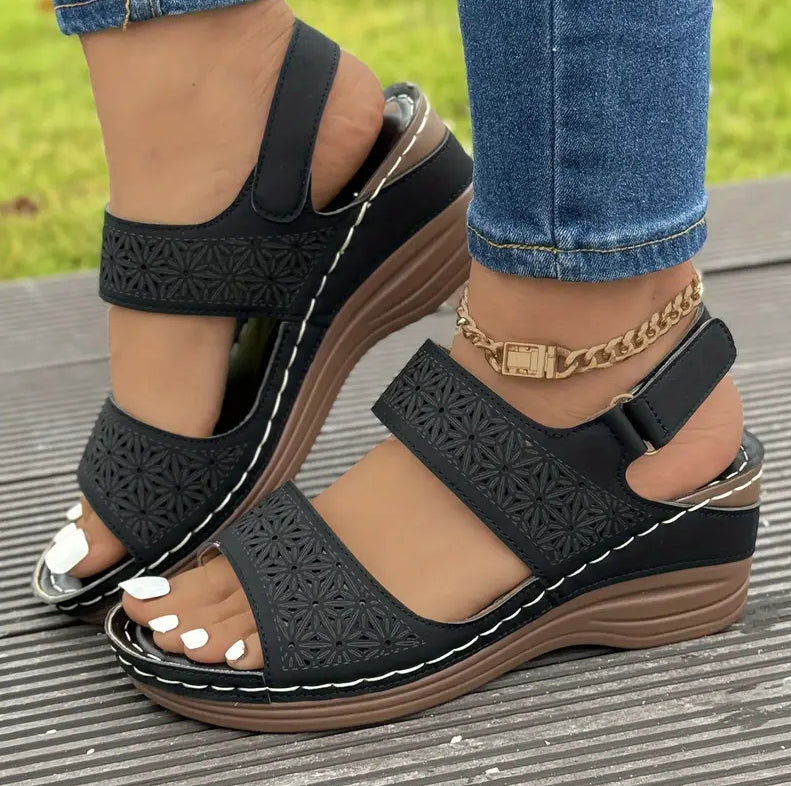 Sandales compensées Amélie Morin inspirées de Pinterest