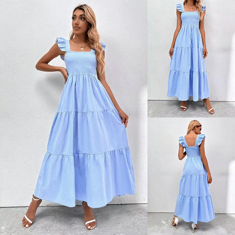 Chic Ruffle Maxi Dress by Elizabeth Ainsley