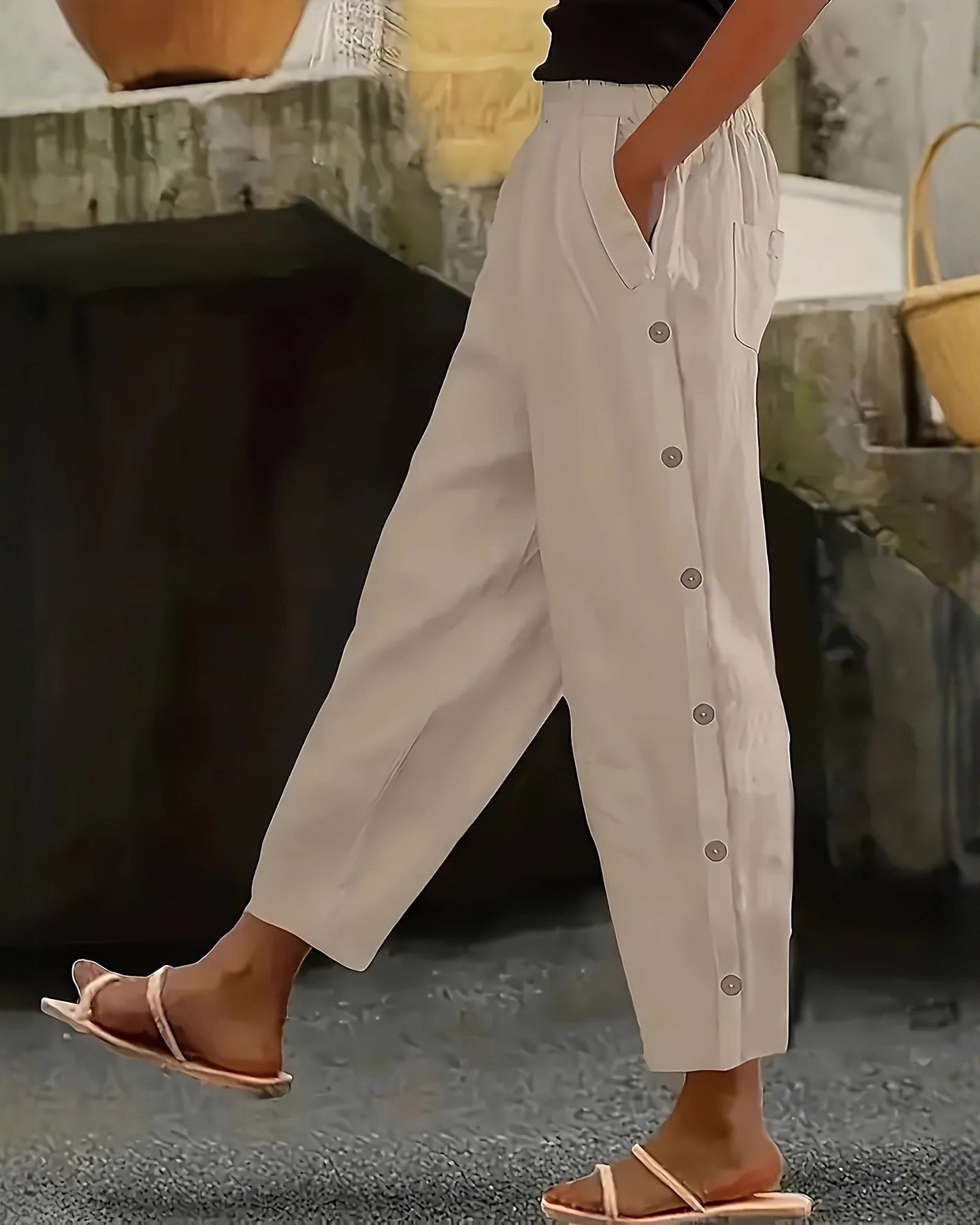 Pantalon court polyvalent par Amélie Morin
