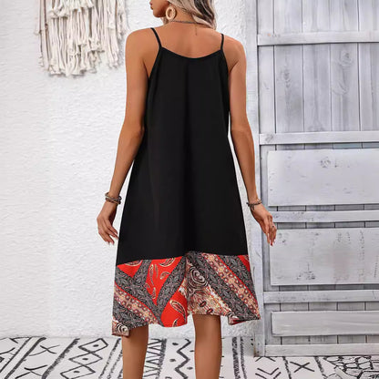Robe bandoulière imprimée chic par Amélie Morin