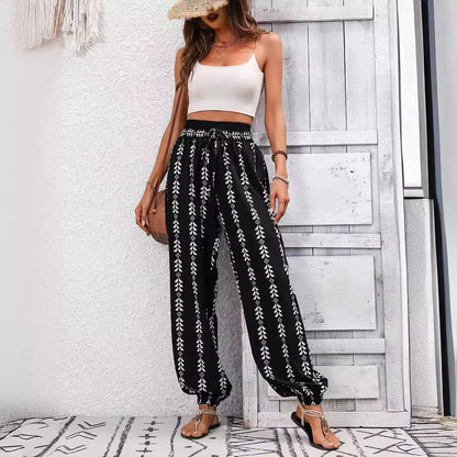 Pantalon large bohème par Amélie Morin