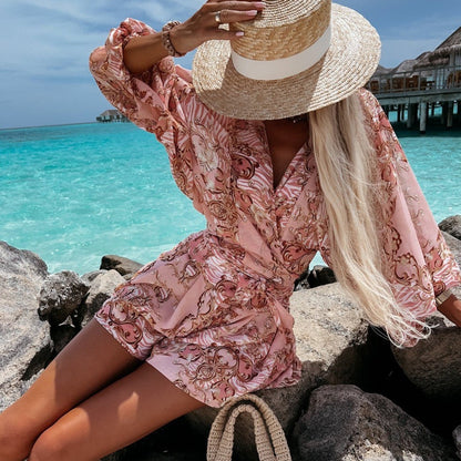 Combinaison tropicale bohème chic Amélie Morin