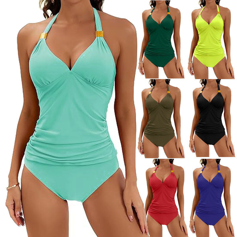 Chic Halter Bikini Set Elizabeth Ainsley Swimwear