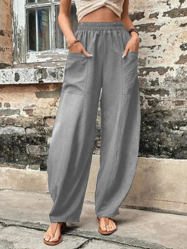 Pantalon harem Amelie Morin coupe décontractée avec poches