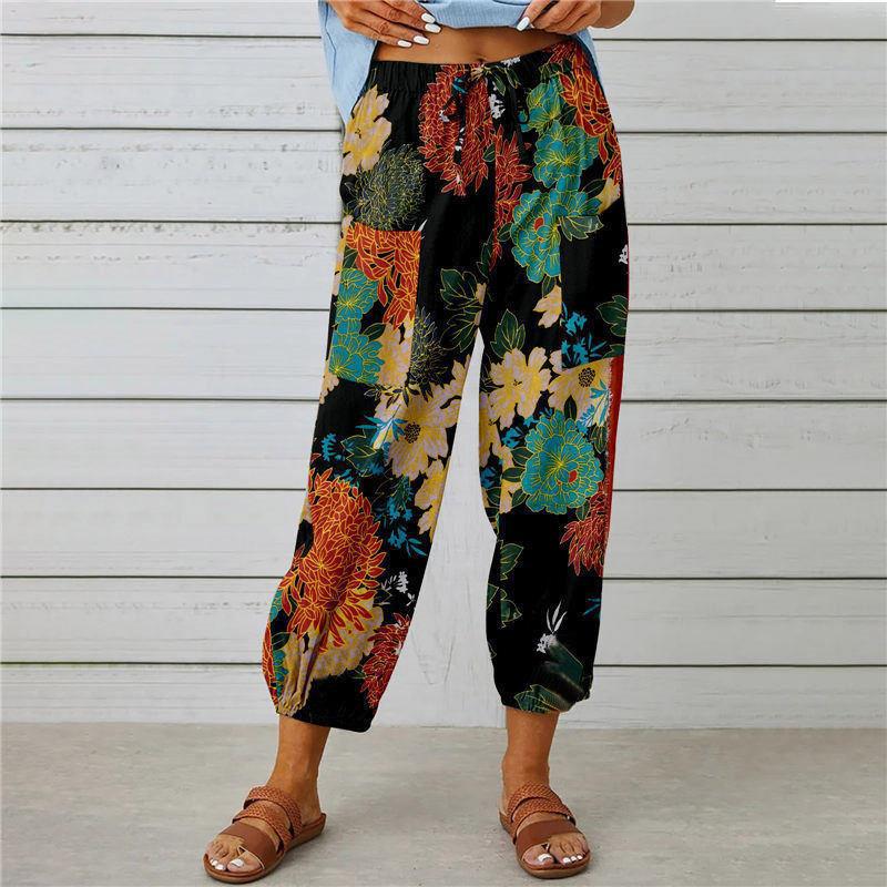 Combinaison pantalon bohème fleurie Amelie Morin pour tous les jours