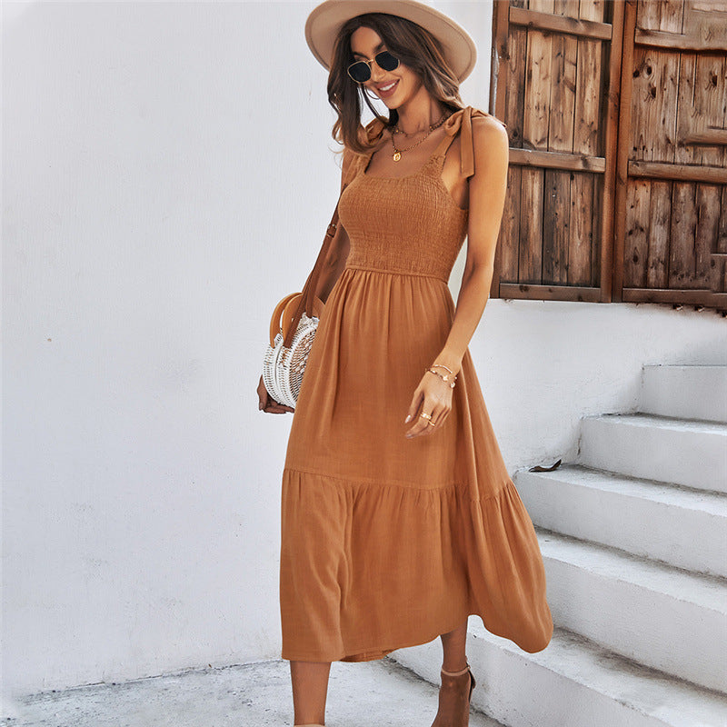 Robe d'été chic trapèze signée Amélie Morin