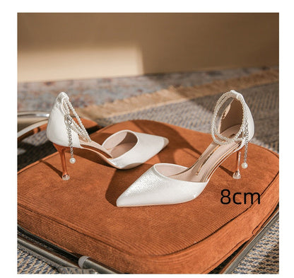 Sandales élégantes à talons aiguilles et boucle Amelie Morin