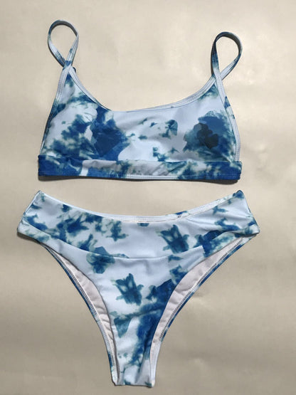 Bikini taille haute dégradé par Amélie Morin