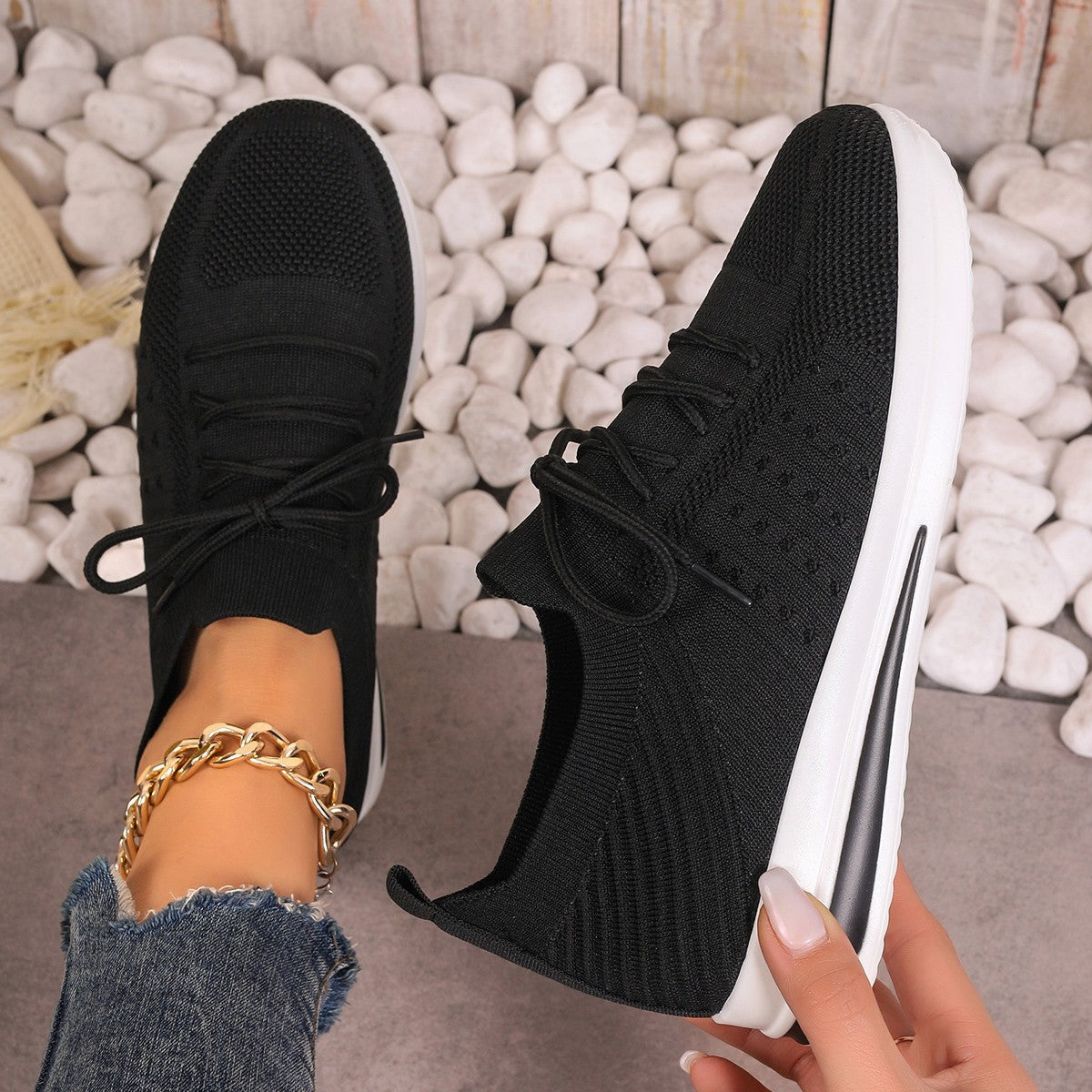 Baskets légères Amelie Morin Flyknit pour tous les jours