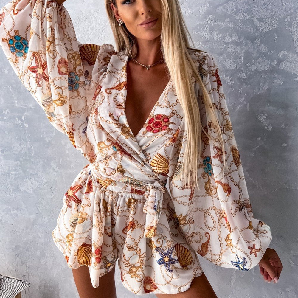 Combinaison tropicale bohème chic Amélie Morin