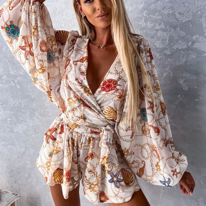 Combinaison tropicale bohème chic Amélie Morin