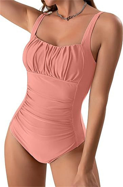 Maillot de bain une pièce chic à col carré signé Amélie Morin