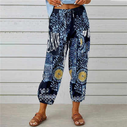 Combinaison pantalon bohème fleurie Amelie Morin pour tous les jours