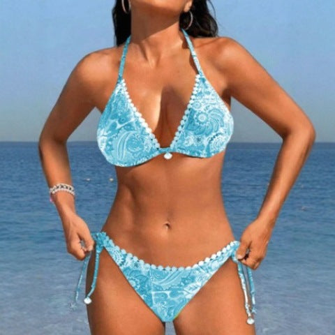 Bikini imprimé éclatant par Amélie Morin