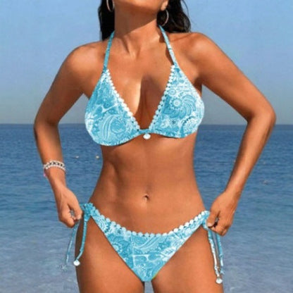 Bikini imprimé éclatant par Amélie Morin