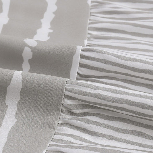 Robe longue dos nu rayée Amélie Morin